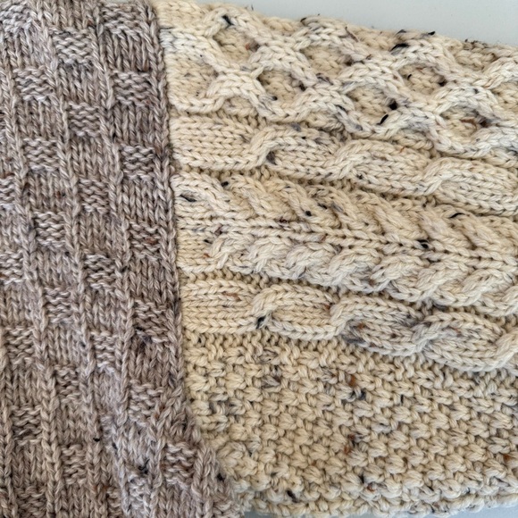 NWT 100% Irish Wool Fisherman's Cable Knit Sweater By John Molloy - Picture 9 of 10